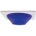 Elco Lighting 4 Square Frosted Stepped Glass Trim" EL2453BL